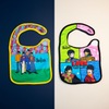 Beatles Love Bibs - Two-Tone Background