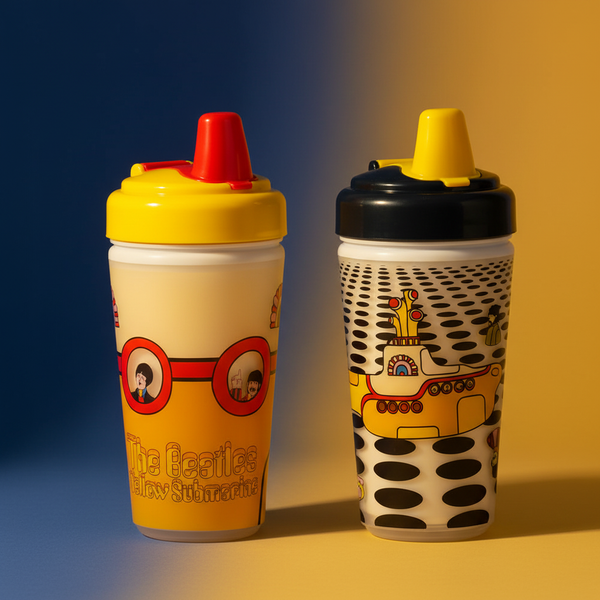 Beatles Sippy Cup 2 Pack - Two-Tone Background