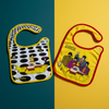 Beatles Yellow Sub Bibs - Two-Tone Background