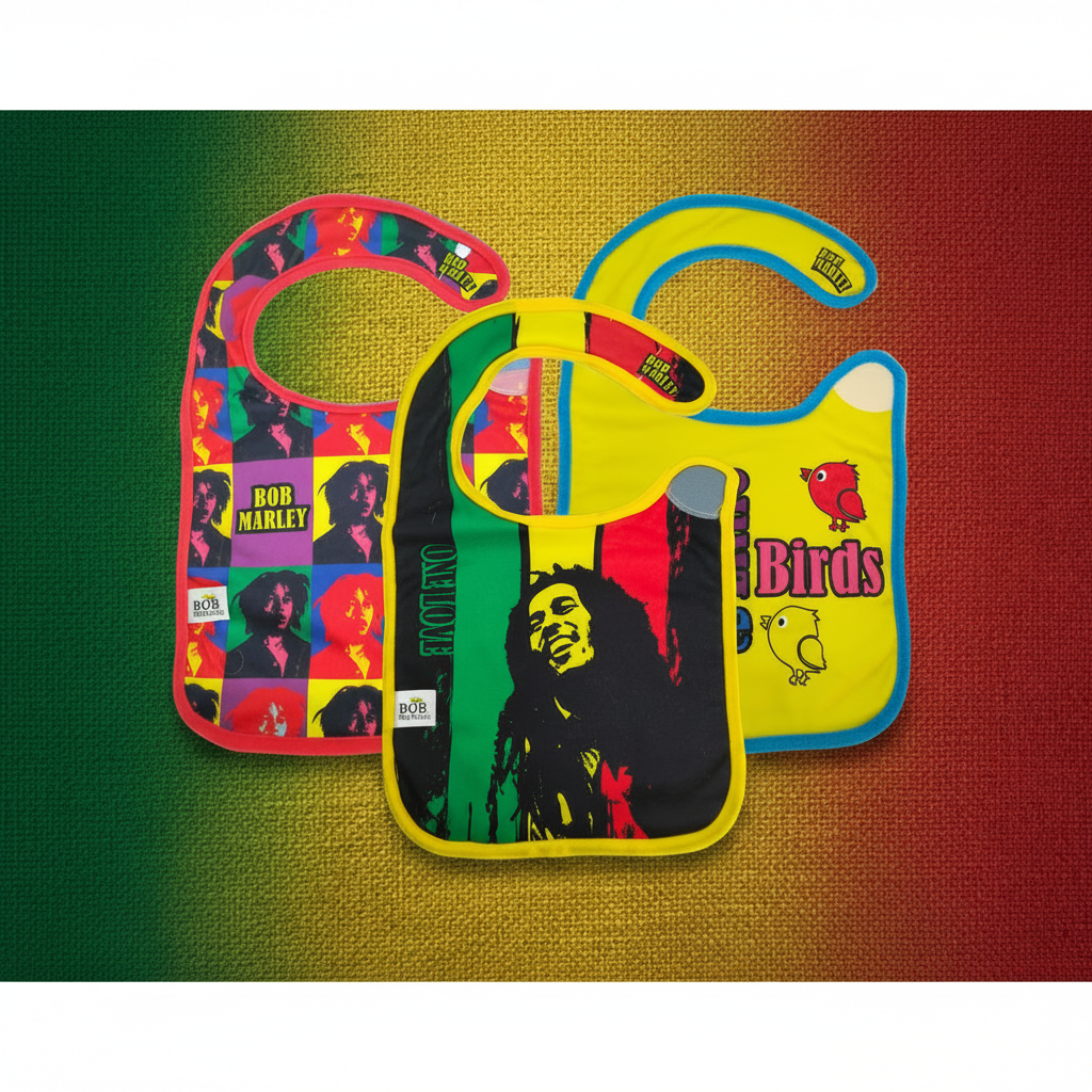 Bob Marley Bibs - Square Format