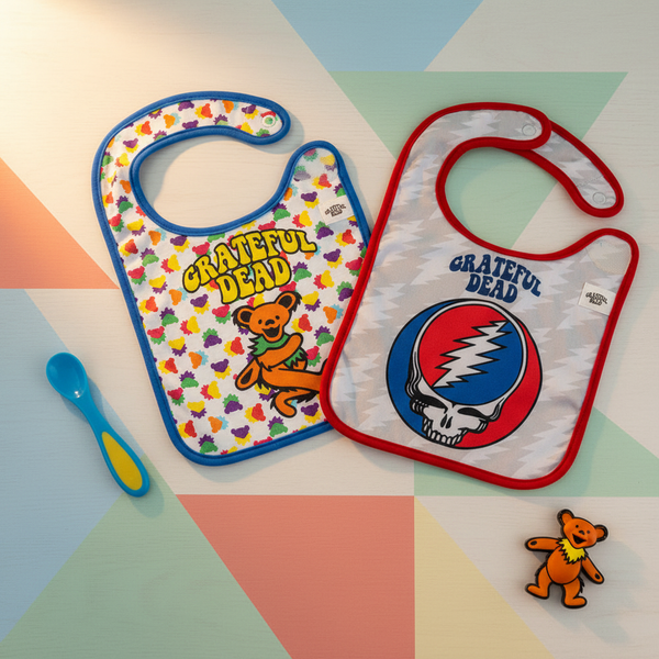 Grateful Dead Bibs 2 Pack Styled