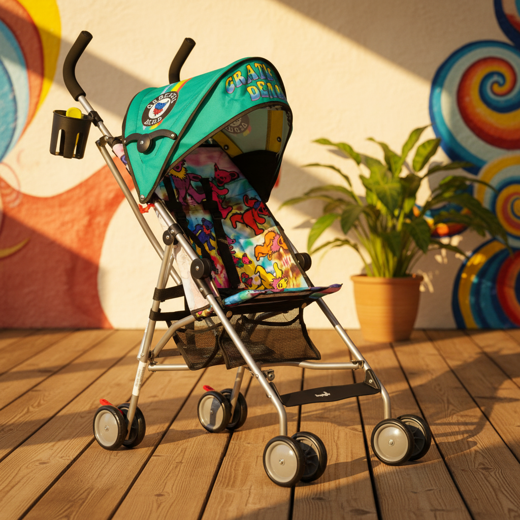 Grateful Dead Ultralight Umbrella Stroller by Daphyl's