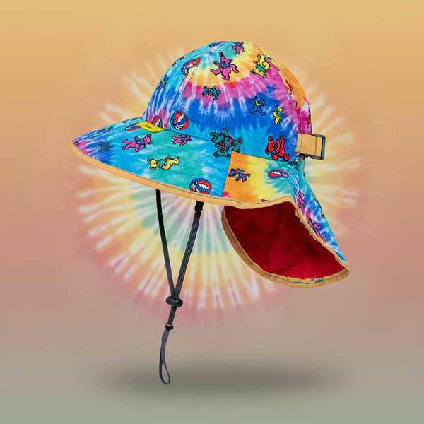 Grateful Dead Sun Hat - Correct Angle Hippie Background