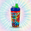 Grateful Dead Tie-Dye Sippy Cup - Styled Background