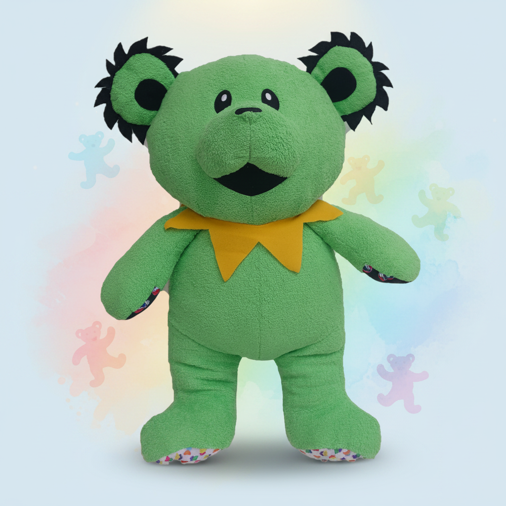 Grateful Dead Full Size 22 Inch Dancing Bear Plush – Daphyls Grateful Dead Full Size 22 Inch Dancing Bear Plush – Daphyls