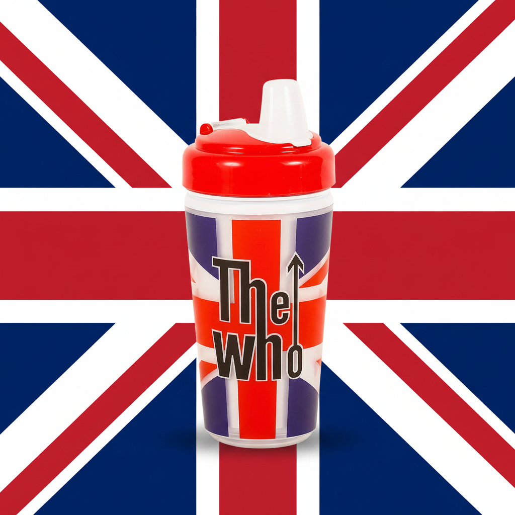 The Who Sippy Cup - Union Jack Background