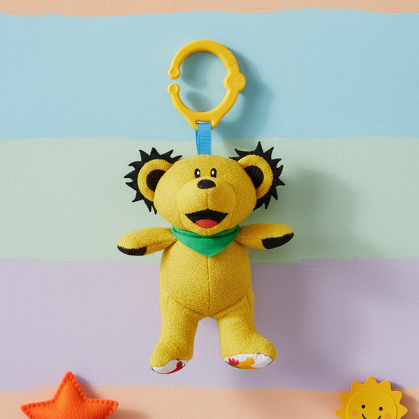 Yellow Bear - Playful with Clip