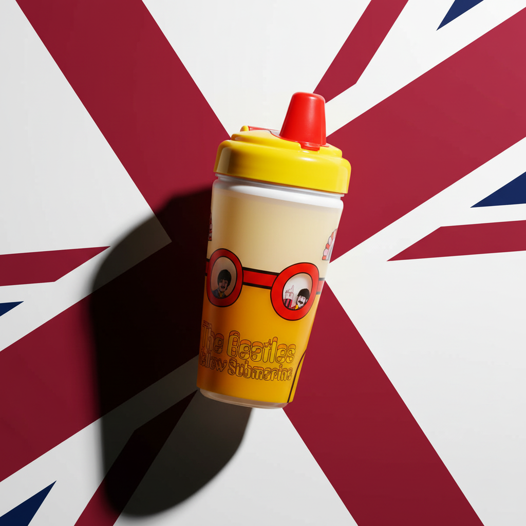 Yellow Sub Cup - Union Jack Colors